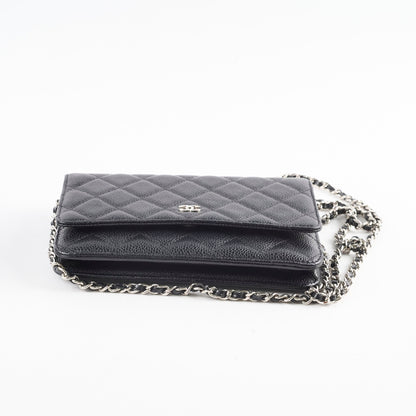 Chanel Wallet On Chain WOC Caviar Black - photo 4