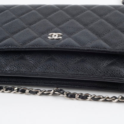 Chanel Wallet On Chain WOC Caviar Black - photo 14