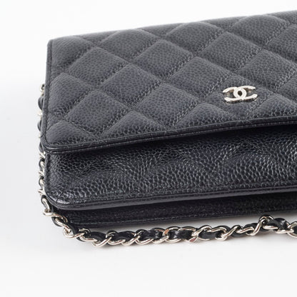 Chanel Wallet On Chain WOC Caviar Black - photo 12