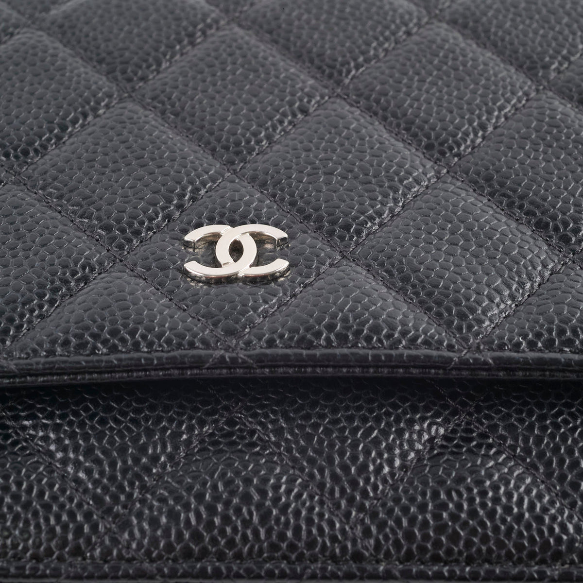 Chanel Wallet On Chain WOC Caviar Black - photo 16