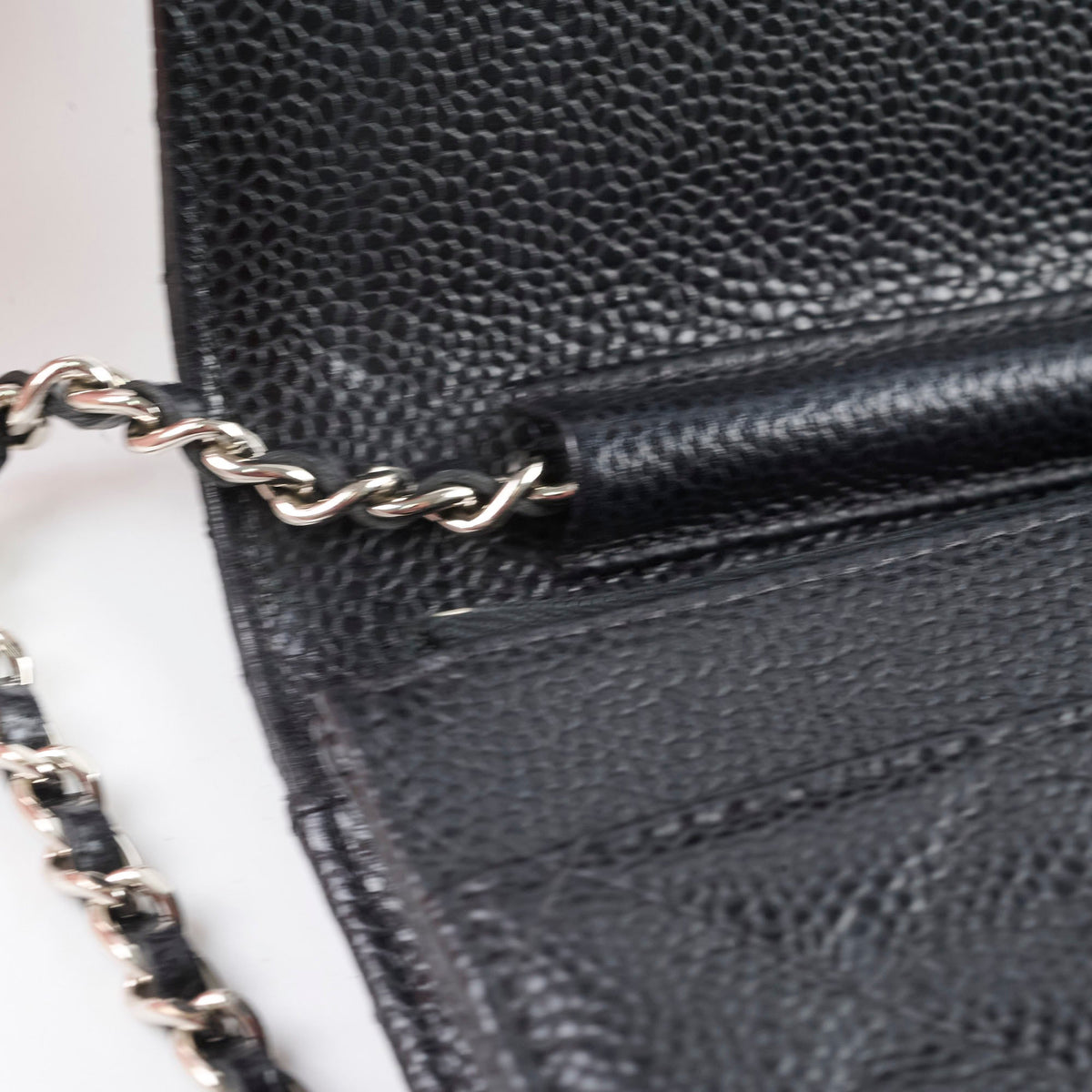 Chanel Wallet On Chain WOC Caviar Black - photo 8