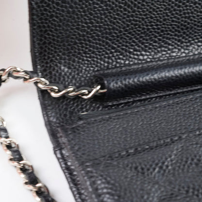 Chanel Wallet On Chain WOC Caviar Black - photo 8
