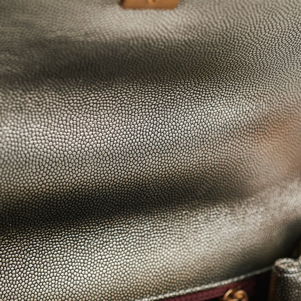 Chanel Small Coco Handle Metallic Silver 28 Series - photo 7