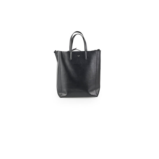 Celine Leather Tote Black - photo 1
