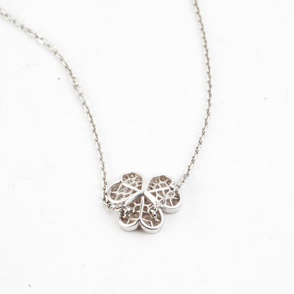 Van Cleef & Arpels Frivole 18k White Gold Diamond Necklace - photo 2