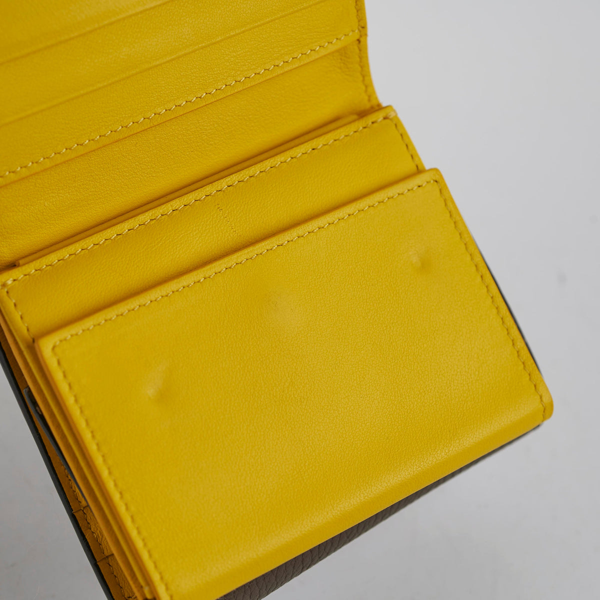 Celine Wallet Grey/Yellow - photo 7