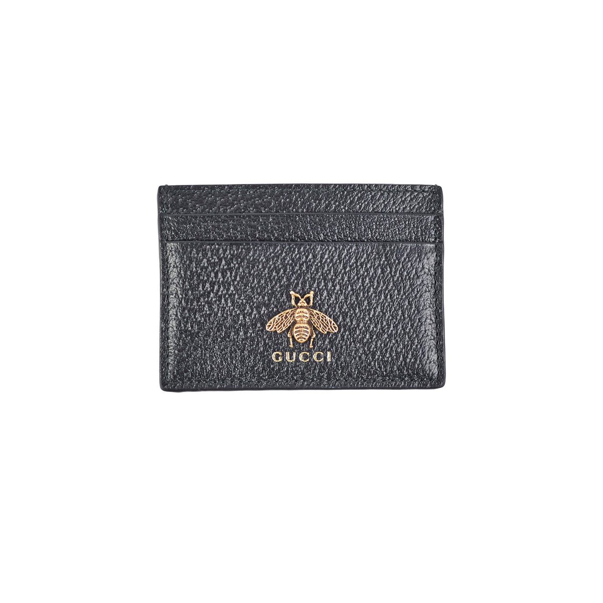 Gucci Bee Card Holder Black - photo 1