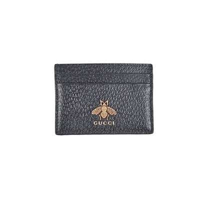 Gucci Bee Card Holder Black - photo 1