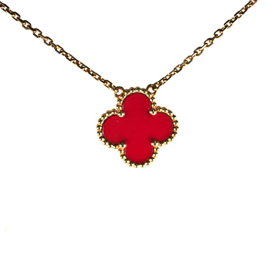 Van Cleef & Arpels VCA Vintage Carnelian pendant necklace - photo 1