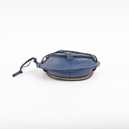 Loewe Mini Gate Crossbody Bag Blue - photo 4