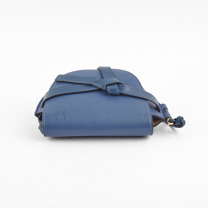 Loewe Mini Gate Crossbody Bag Blue - photo 3