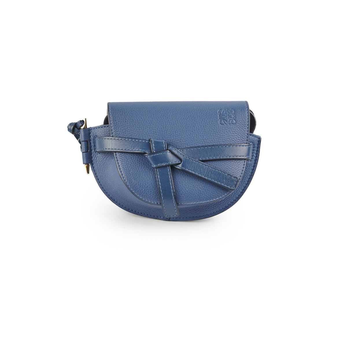 Loewe Mini Gate Crossbody Bag Blue - photo 1