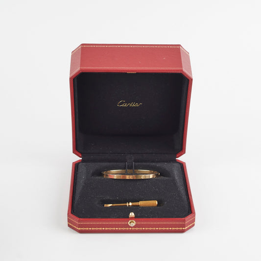 Cartier Love Yellow Gold Bracelet Size 16 - photo 2