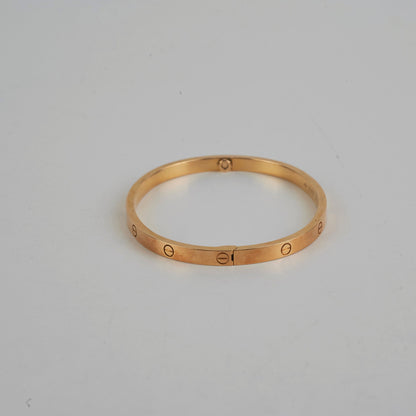 Cartier Love Yellow Gold Bracelet Size 16 - photo 4