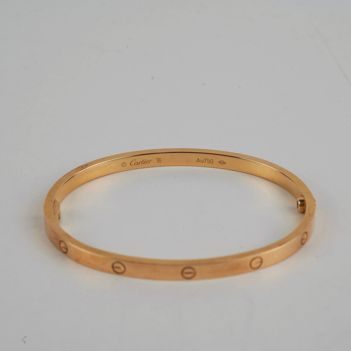 Cartier Love Yellow Gold Bracelet Size 16 - photo 3