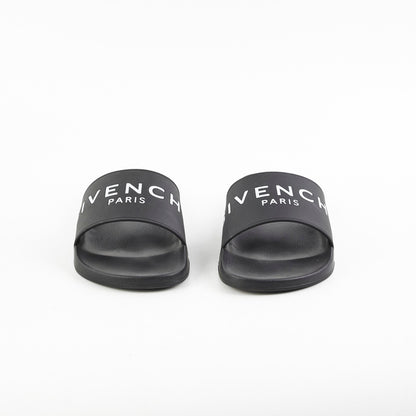 Givenchy Logo Black Slides Size 36 - photo 2