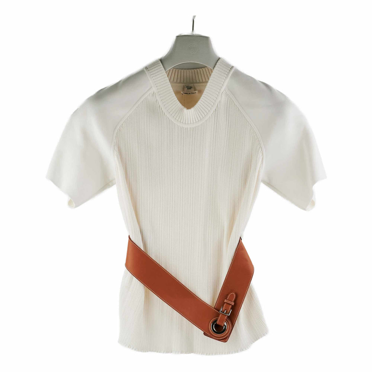 Hermes Top & Pants Set Ivory Size 34 - photo 2