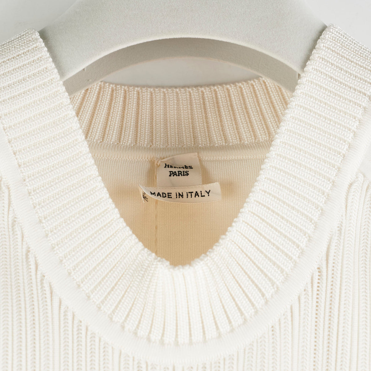 Hermes Top & Pants Set Ivory Size 34 - photo 18