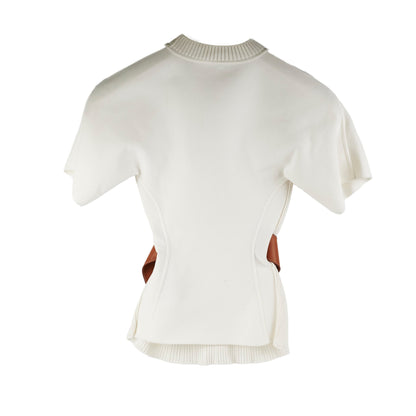 Hermes Top & Pants Set Ivory Size 34 - photo 3