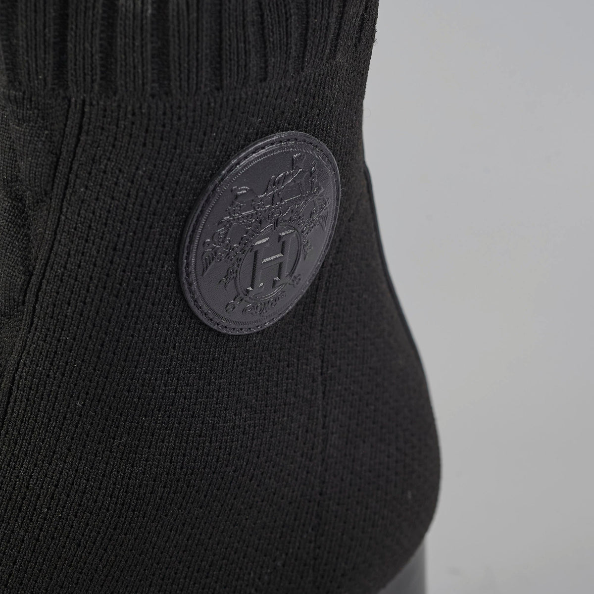 Hermes Black Knit Boots Size 37 - photo 9