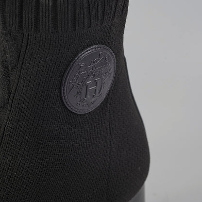 Hermes Black Knit Boots Size 37 - photo 9