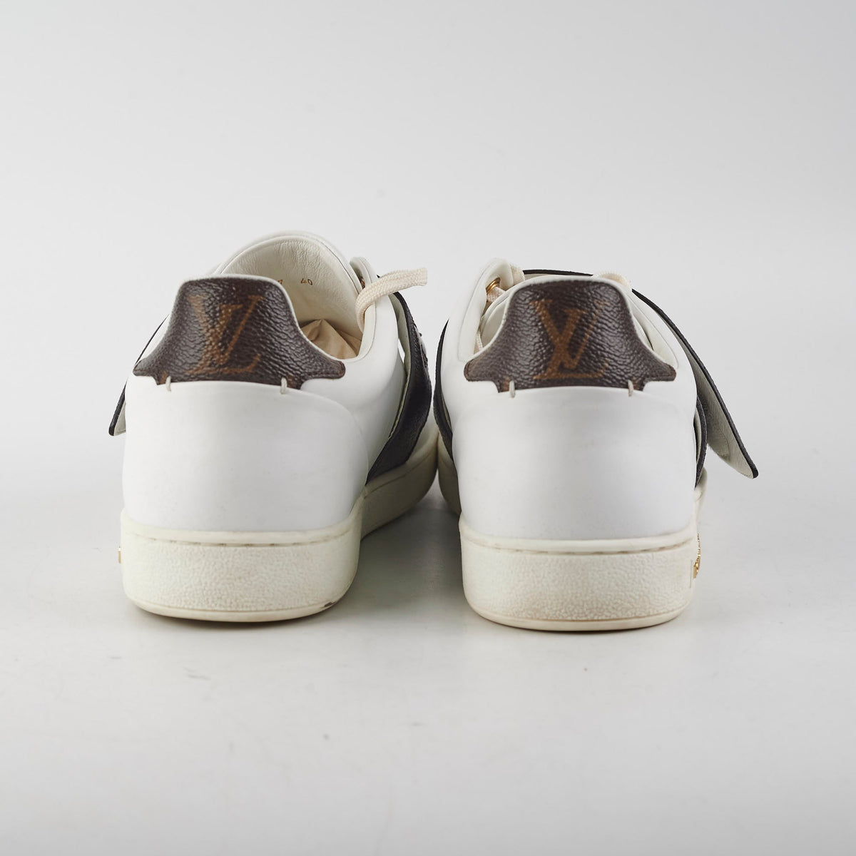Louis Vuitton Canvas/Leather Sneakers Size 40 - photo 3