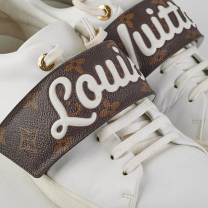 Louis Vuitton Canvas/Leather Sneakers Size 40 - photo 5