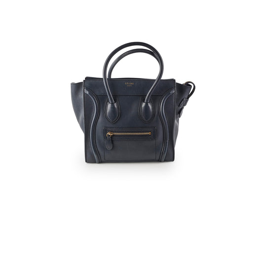 Celine Micro Luggage Black - photo 1