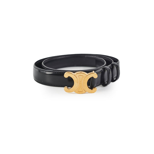 Celine Triomphe Medium Belt Black Size 85cm - photo 1
