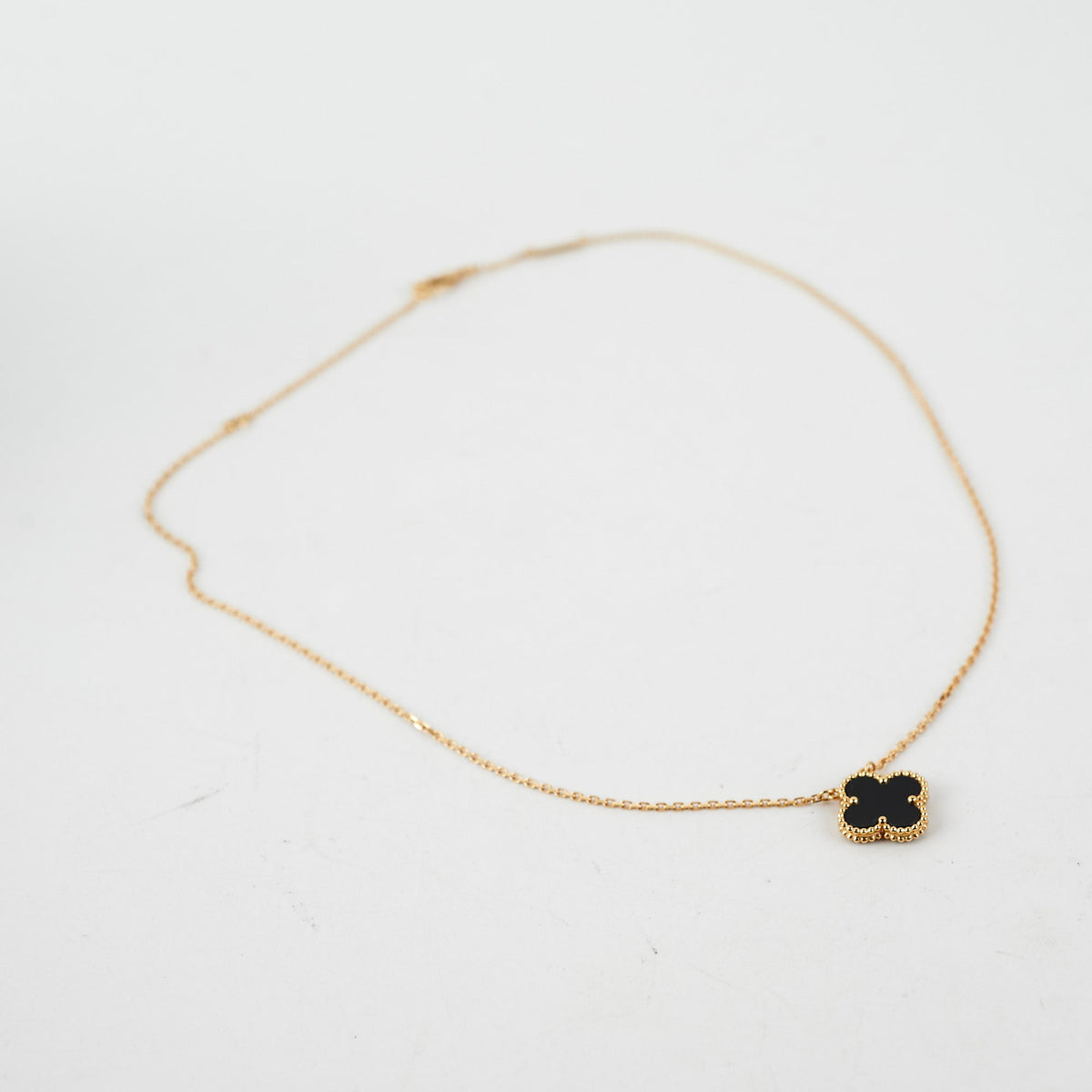 Van Cleef and Arpels Vintage Onyx Necklace - photo 2