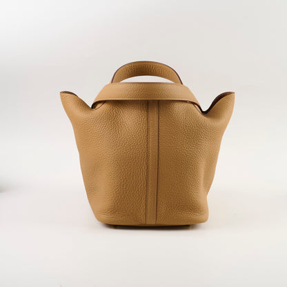 Hermes Picotin 22 Clemence Biscuit - W Stamp - photo 2