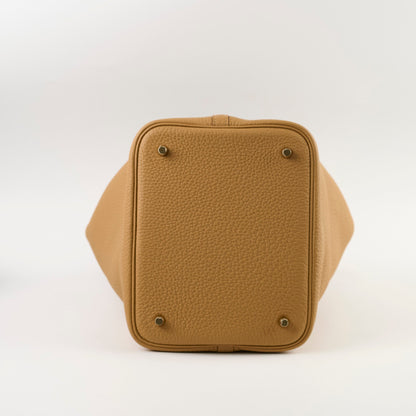Hermes Picotin 22 Clemence Biscuit - W Stamp - photo 4