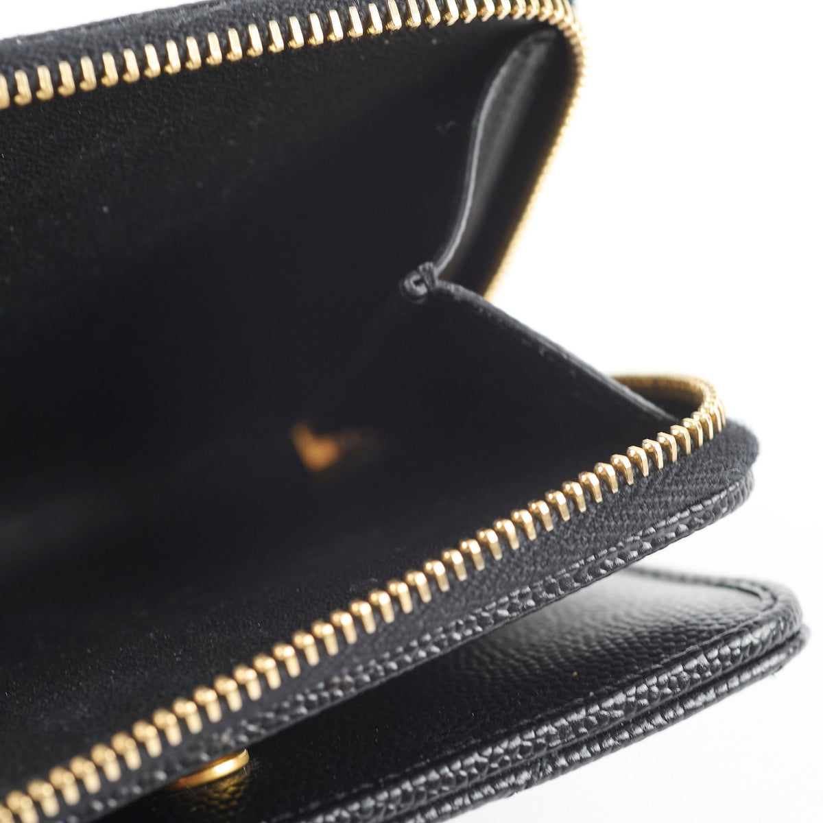 Saint Laurent Cassandre Matelassé Compact Zip Wallet Black - photo 5