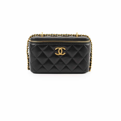 Chanel Vanity with Mirror Crossbody Black Microchipped - photo 1