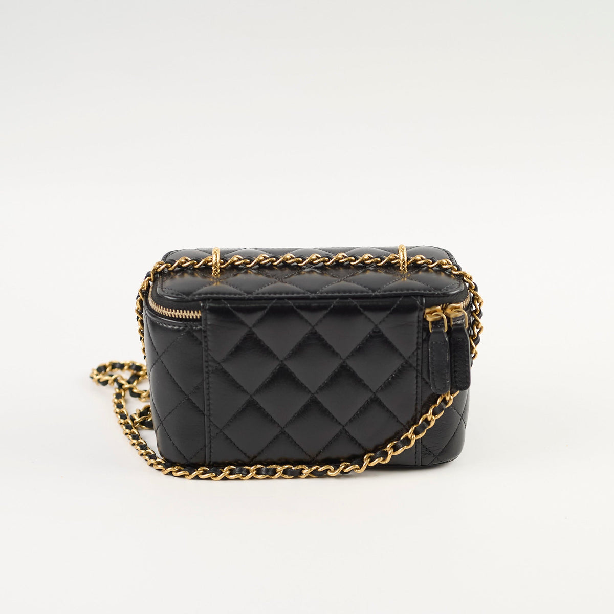 Chanel Vanity with Mirror Crossbody Black Microchipped - photo 2