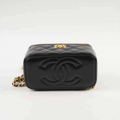 Chanel Vanity with Mirror Crossbody Black Microchipped - photo 4