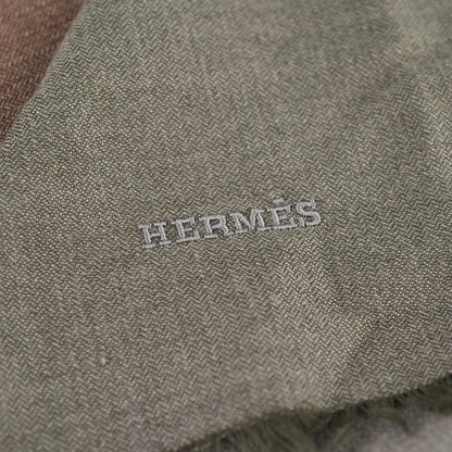 Hermes Grey Shawl 120cm - photo 14