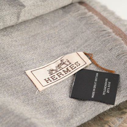 Hermes Grey Shawl 120cm - photo 10