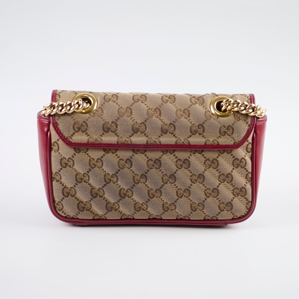 Gucci Small Marmont Beige/Burgundy - photo 2