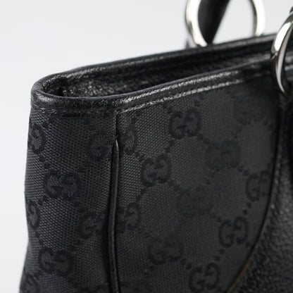 Gucci Monogram Shoulder Tote Bag Black - photo 7