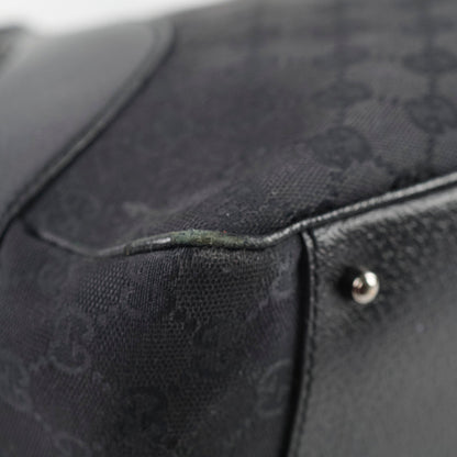 Gucci Monogram Shoulder Tote Bag Black - photo 13