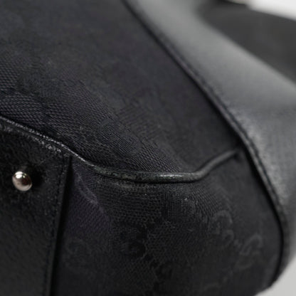 Gucci Monogram Shoulder Tote Bag Black - photo 14