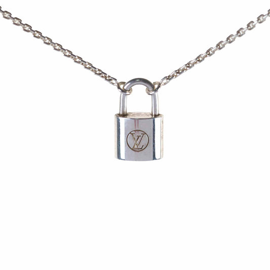 Louis Vuitton Lockit Pendant Necklace Sterling Silver - photo 1