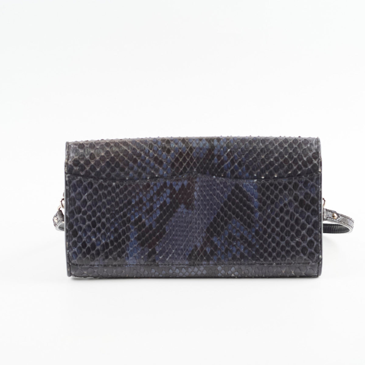 Louis Vuitton Snakeskin Shoulder Bag Navy - photo 2