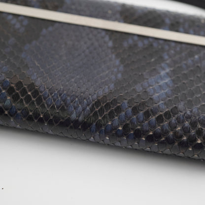 Louis Vuitton Snakeskin Shoulder Bag Navy - photo 15