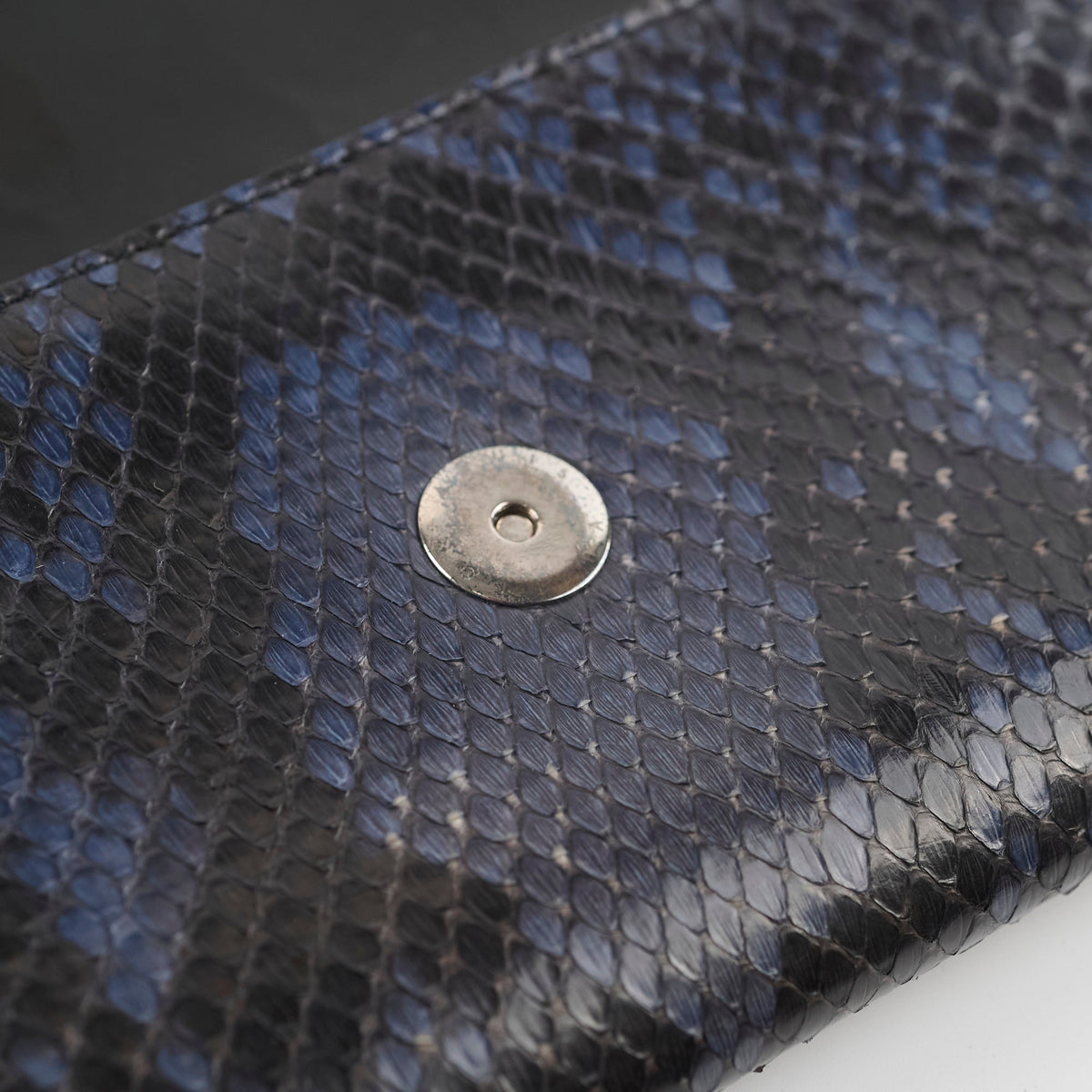 Louis Vuitton Snakeskin Shoulder Bag Navy - photo 9
