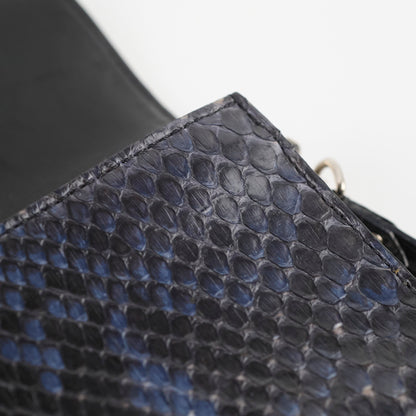 Louis Vuitton Snakeskin Shoulder Bag Navy - photo 7