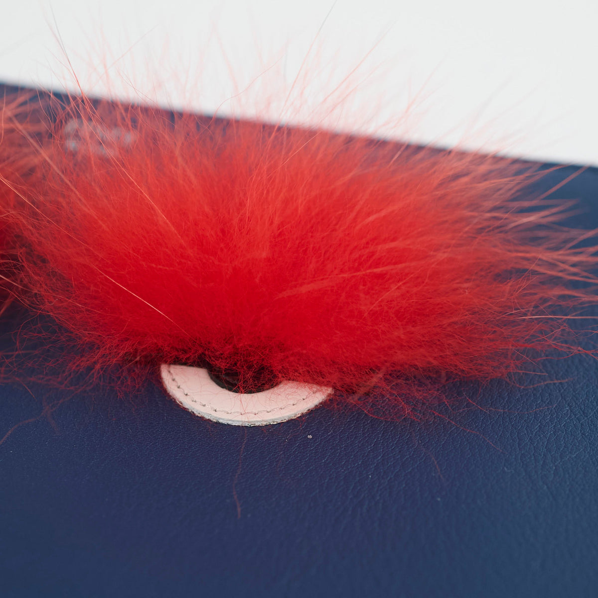Fendi Monster Clutch Blue/Red - photo 11