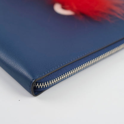 Fendi Monster Clutch Blue/Red - photo 8