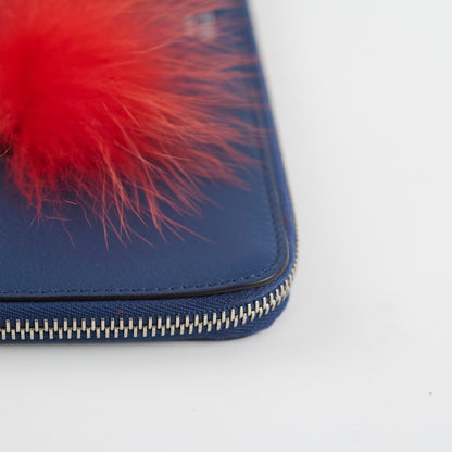 Fendi Monster Clutch Blue/Red - photo 7